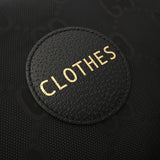 GUCCI グッチ トラベルポーチ  ブラック シルバー金具 674797 ユニセックス ナイロン レザー ウエストバッグ ABランク 中古 銀蔵