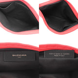 BALENCIAGA バレンシアガ ポーチ レッド 459745 ユニセックス ナイロン クラッチバッグ Aランク 中古 銀蔵