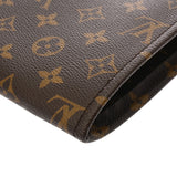 LOUIS VUITTON ルイヴィトン モノグラム ポッシュドキュマン 書類ケース ブラウン M53456 ユニセックス モノグラムキャンバス クラッチバッグ ABランク 中古 銀蔵