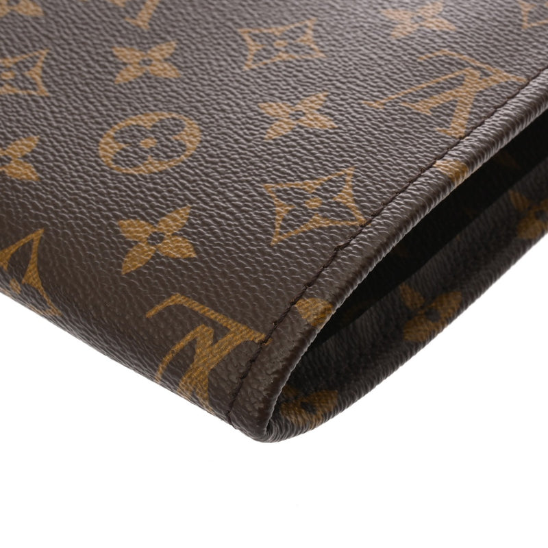 LOUIS VUITTON ルイヴィトン モノグラム ポッシュドキュマン 書類ケース ブラウン M53456 ユニセックス モノグラムキャンバス クラッチバッグ ABランク 中古 銀蔵