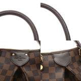 LOUIS VUITTON ルイヴィトン ダミエ シエナ MM ブラウン N41546 レディース ダミエキャンバス ハンドバッグ Bランク 中古 銀蔵