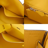 HERMES エルメス バーキン 25 ジョーヌナプル B刻印(2023年頃) レディース ヴォースイフト ハンドバッグ ABランク 中古 銀蔵