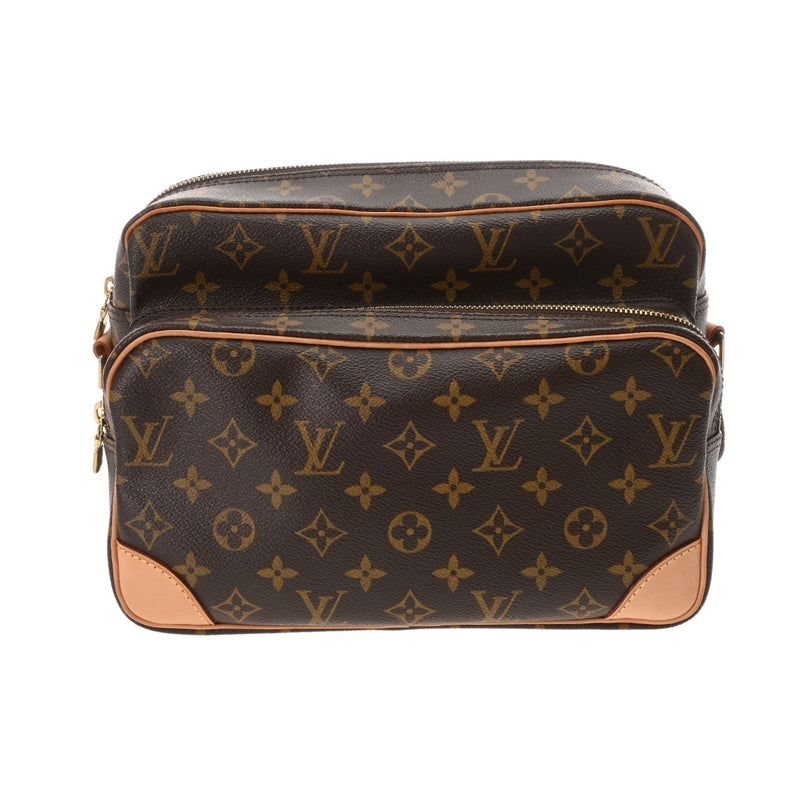 LOUIS VUITTON ルイヴィトン モノグラム ナイル ブラウン M45244 ユニセックス モノグラムキャンバス ショルダーバッグ Aランク 中古 銀蔵