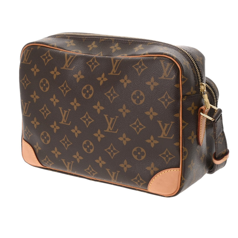 LOUIS VUITTON ルイヴィトン モノグラム ナイル ブラウン M45244 ユニセックス モノグラムキャンバス ショルダーバッグ Aランク 中古 銀蔵