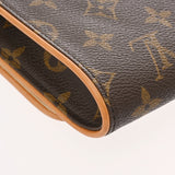 LOUIS VUITTON ルイヴィトン モノグラム ポシェットツイン GM 2WAY ブラウン M51852 レディース モノグラムキャンバス ショルダーバッグ ABランク 中古 銀蔵