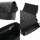 LOUIS VUITTON ルイヴィトン モノグラムエクリプス スティーマーウェアラブルウォレット ブラック M82571 メンズ モノグラムキャンバス ショルダーバッグ Aランク 中古 銀蔵