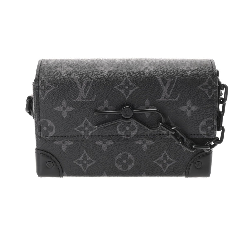 LOUIS VUITTON ルイヴィトン モノグラムエクリプス スティーマーウェアラブルウォレット ブラック M82571 メンズ モノグラムキャンバス ショルダーバッグ Aランク 中古 銀蔵