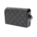 LOUIS VUITTON ルイヴィトン モノグラムエクリプス スティーマーウェアラブルウォレット ブラック M82571 メンズ モノグラムキャンバス ショルダーバッグ Aランク 中古 銀蔵
