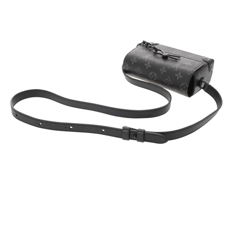 LOUIS VUITTON ルイヴィトン モノグラムエクリプス スティーマーウェアラブルウォレット ブラック M82571 メンズ モノグラムキャンバス ショルダーバッグ Aランク 中古 銀蔵