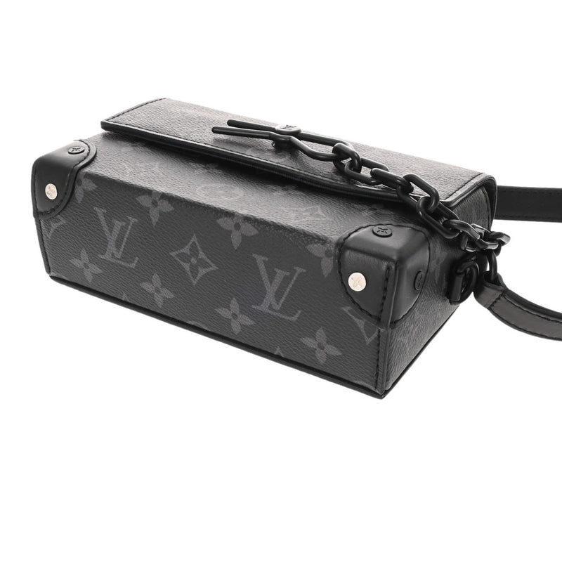 LOUIS VUITTON ルイヴィトン モノグラムエクリプス スティーマーウェアラブルウォレット ブラック M82571 メンズ モノグラムキャンバス ショルダーバッグ Aランク 中古 銀蔵