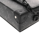 LOUIS VUITTON ルイヴィトン モノグラムエクリプス スティーマーウェアラブルウォレット ブラック M82571 メンズ モノグラムキャンバス ショルダーバッグ Aランク 中古 銀蔵