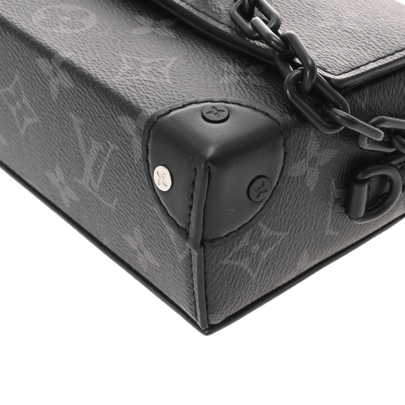 LOUIS VUITTON ルイヴィトン モノグラムエクリプス スティーマーウェアラブルウォレット ブラック M82571 メンズ モノグラムキャンバス ショルダーバッグ Aランク 中古 銀蔵