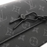 LOUIS VUITTON ルイヴィトン モノグラムエクリプス スティーマーウェアラブルウォレット ブラック M82571 メンズ モノグラムキャンバス ショルダーバッグ Aランク 中古 銀蔵