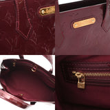 LOUIS VUITTON ルイヴィトン モノグラムヴェルニ ウィルシャーPM ルージュフォーヴィスト M91644 レディース ヴェルニ ハンドバッグ Bランク 中古 銀蔵