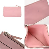 HERMES エルメス ドゴン デュオ ローズサクラ シルバー金具 T刻印(2015年頃) ユニセックス ヴォースイフト 長財布 Bランク 中古 銀蔵