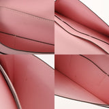 HERMES エルメス ドゴン デュオ ローズサクラ シルバー金具 T刻印(2015年頃) ユニセックス ヴォースイフト 長財布 Bランク 中古 銀蔵