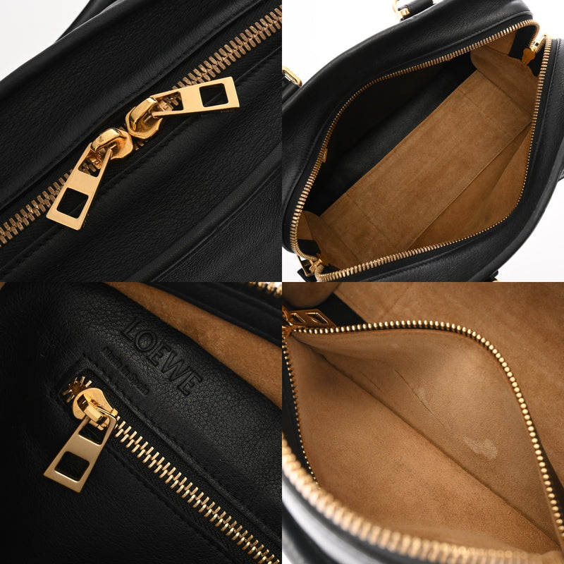 LOEWE ロエベ アマソナ 28 2WAY ブラック AMA20NA28 レディース レザー ハンドバッグ ABランク 中古 銀蔵
