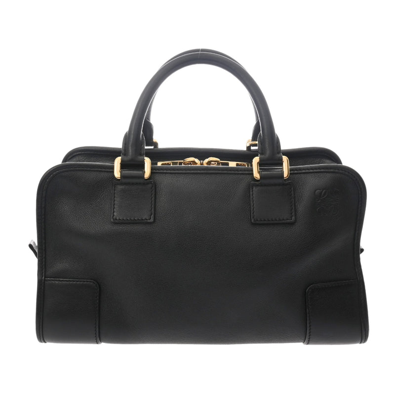 LOEWE ロエベ アマソナ 28 2WAY ブラック AMA20NA28 レディース レザー ハンドバッグ ABランク 中古 銀蔵