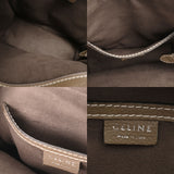 CELINE セリーヌ ラゲージ ナノ 2WAY カーキ 189243 レディース ドラムドカーフ ハンドバッグ Bランク 中古 銀蔵
