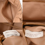 BOTTEGAVENETA ボッテガヴェネタ イントレチャート トートバッグ ベージュ ユニセックス レザー ハンドバッグ Aランク 中古 銀蔵