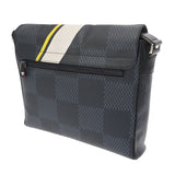 LOUIS VUITTON ルイヴィトン ダミエコバルト ディストリクトM アメリカンズカップ　 ネイビー N44004 メンズ ダミエキャンバス ショルダーバッグ Bランク 中古 銀蔵