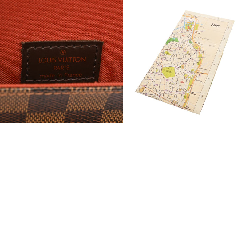 LOUIS VUITTON ルイヴィトン ダミエ ポートベロー ブラウン N45271 レディース ダミエキャンバス ショルダーバッグ Bランク 中古 銀蔵