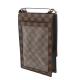 LOUIS VUITTON ルイヴィトン ダミエ ポートベロー ブラウン N45271 レディース ダミエキャンバス ショルダーバッグ Bランク 中古 銀蔵