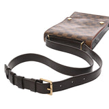 LOUIS VUITTON ルイヴィトン ダミエ ポートベロー ブラウン N45271 レディース ダミエキャンバス ショルダーバッグ Bランク 中古 銀蔵
