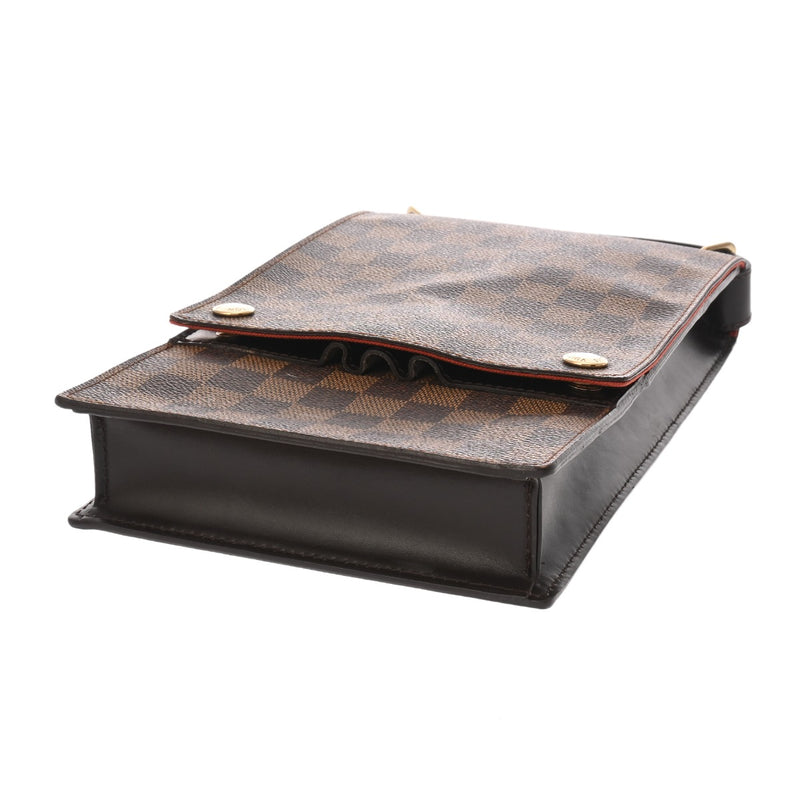 LOUIS VUITTON ルイヴィトン ダミエ ポートベロー ブラウン N45271 レディース ダミエキャンバス ショルダーバッグ Bランク 中古 銀蔵