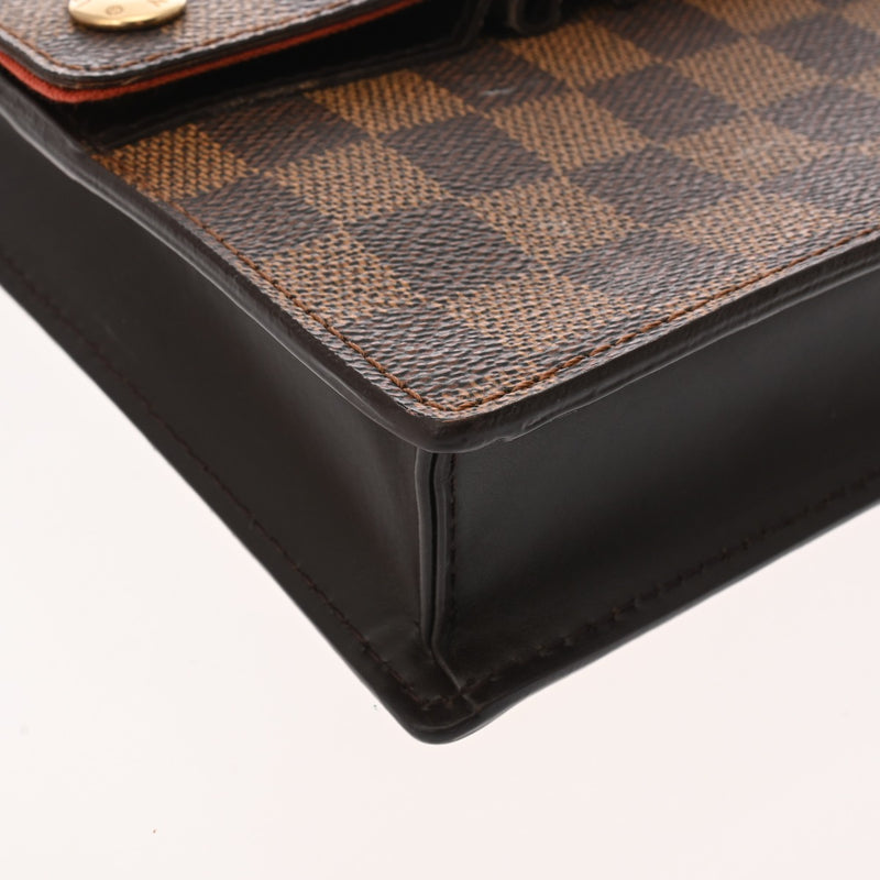 LOUIS VUITTON ルイヴィトン ダミエ ポートベロー ブラウン N45271 レディース ダミエキャンバス ショルダーバッグ Bランク 中古 銀蔵