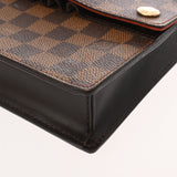 LOUIS VUITTON ルイヴィトン ダミエ ポートベロー ブラウン N45271 レディース ダミエキャンバス ショルダーバッグ Bランク 中古 銀蔵