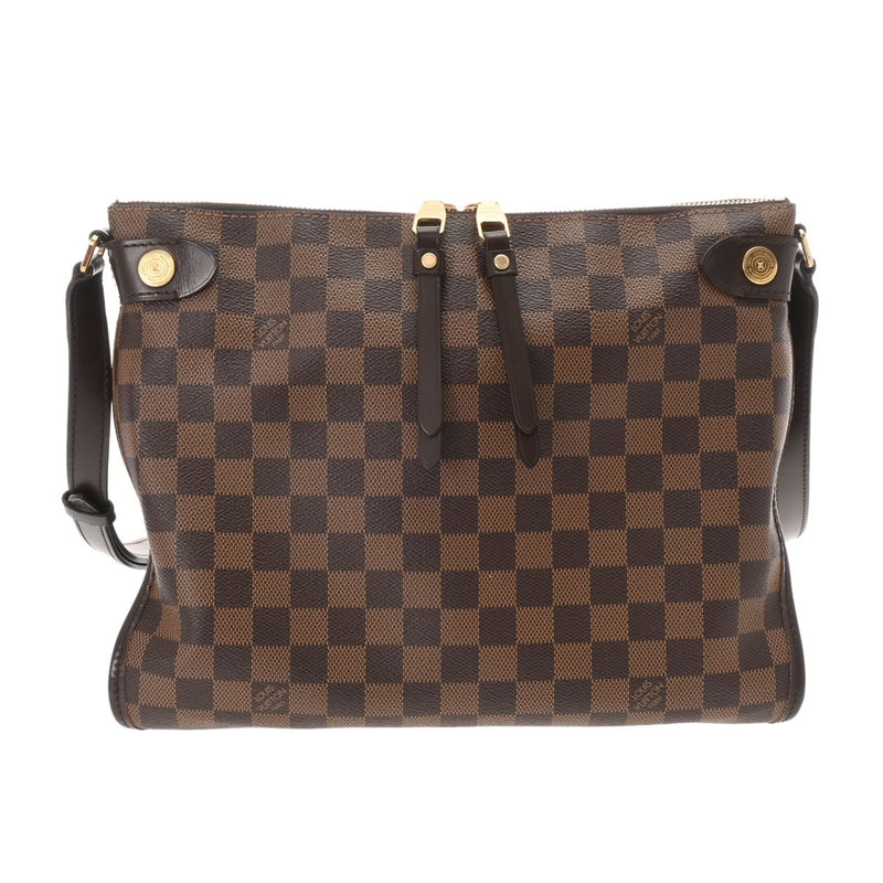 LOUIS VUITTON ルイヴィトン ダミエ ドゥオモ ブラウン N41425 ユニセックス ダミエキャンバス ショルダーバッグ Aランク 中古 銀蔵
