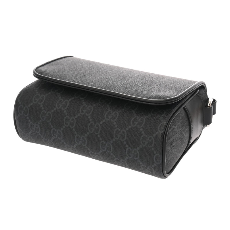 GUCCI グッチ GGブラック ミニバッグ ブラック シルバー金具 791741 レディース GGスプリームキャンバス ショルダーバッグ Aランク 中古 銀蔵