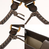 GUCCI グッチ シェリーライン アニマリエ  ブラウン 431277 レディース レザー ハンドバッグ Bランク 中古 銀蔵