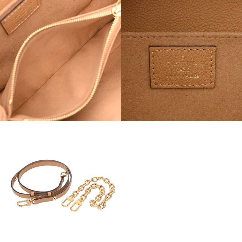 LOUIS VUITTON ルイヴィトン モノグラムアンプラント ポシェットメティス EW 2WAY アリゾナ/クレーム M12735 レディース モノグラムキャンバス ハンドバッグ 新同 中古 銀蔵