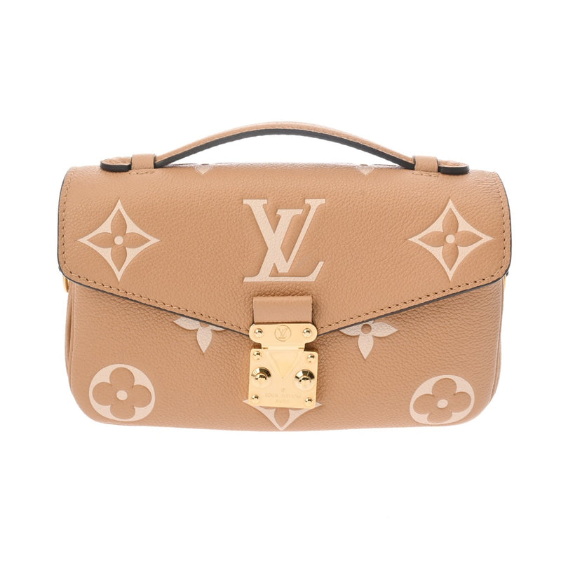 LOUIS VUITTON ルイヴィトン モノグラムアンプラント ポシェットメティス EW 2WAY アリゾナ/クレーム M12735 レディース モノグラムキャンバス ハンドバッグ 新同 中古 銀蔵