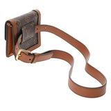 LOUIS VUITTON ルイヴィトン モノグラムリバース バムバック ドーフィーヌ BB ブラウン M68621 レディース モノグラムキャンバス ウエストバッグ Aランク 中古 銀蔵