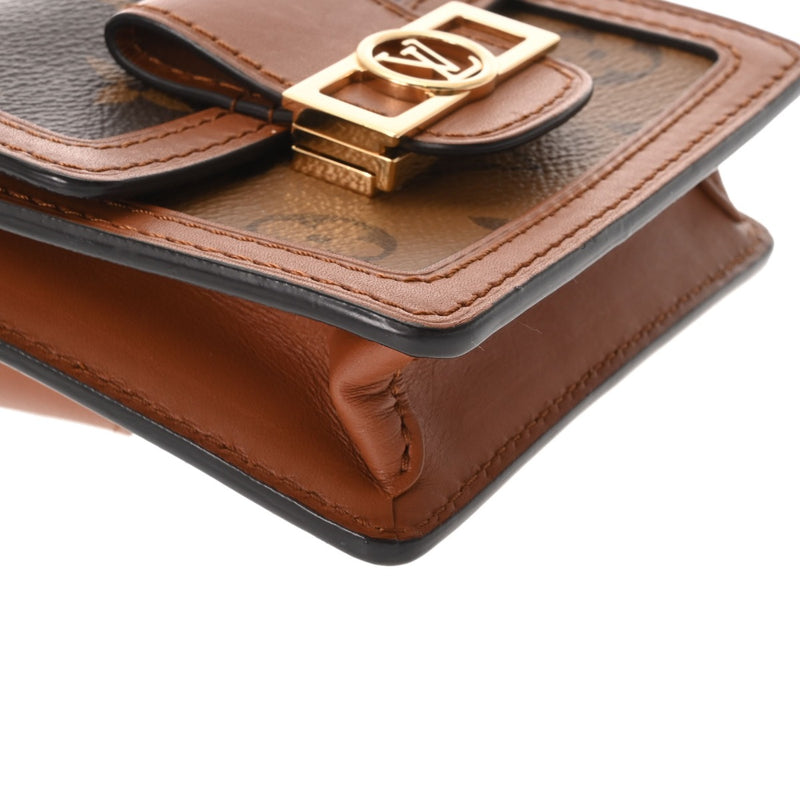 LOUIS VUITTON ルイヴィトン モノグラムリバース バムバック ドーフィーヌ BB ブラウン M68621 レディース モノグラムキャンバス ウエストバッグ Aランク 中古 銀蔵