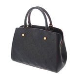 LOUIS VUITTON ルイヴィトン モノグラムアンプラント モンテーニュ BB 2WAY マリーヌルージュ M42747 レディース レザー ハンドバッグ Aランク 中古 銀蔵