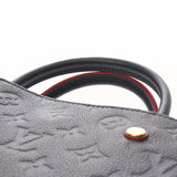 LOUIS VUITTON ルイヴィトン モノグラムアンプラント モンテーニュ BB 2WAY マリーヌルージュ M42747 レディース レザー ハンドバッグ Aランク 中古 銀蔵