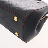 LOUIS VUITTON ルイヴィトン モノグラムアンプラント モンテーニュ BB 2WAY マリーヌルージュ M42747 レディース レザー ハンドバッグ Aランク 中古 銀蔵