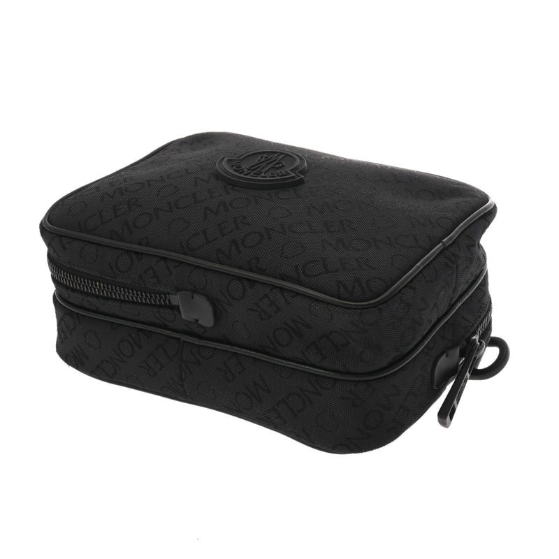 MONCLER モンクレール ブラック メンズ キャンバス ショルダーバッグ Aランク 中古 銀蔵