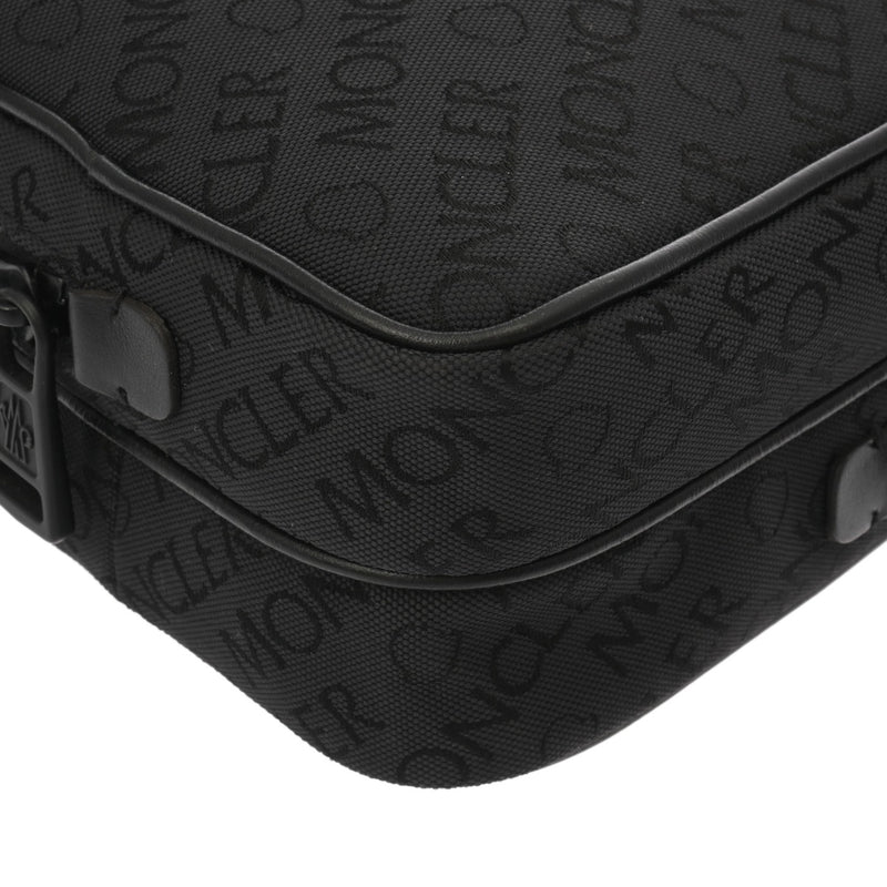 MONCLER モンクレール ブラック メンズ キャンバス ショルダーバッグ Aランク 中古 銀蔵