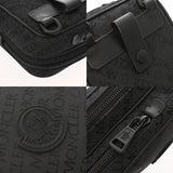 MONCLER モンクレール ブラック メンズ キャンバス ショルダーバッグ Aランク 中古 銀蔵