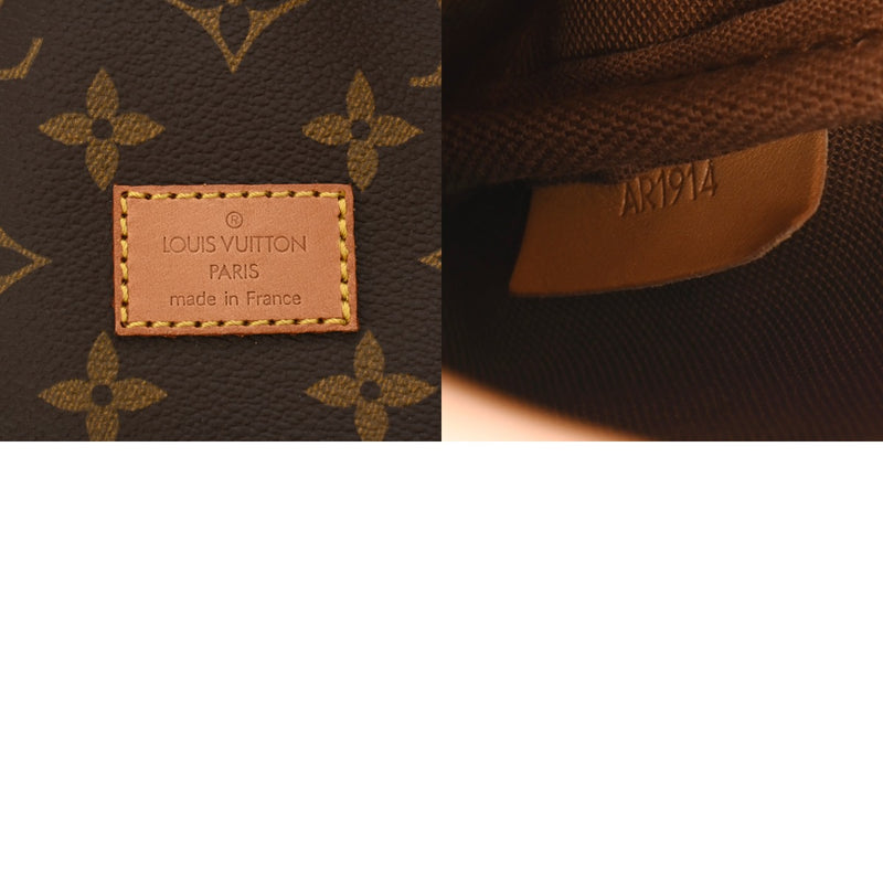 LOUIS VUITTON ルイヴィトン モノグラム ソミュール 30 ブラウン M42256 レディース モノグラムキャンバス ショルダーバッグ Bランク 中古 銀蔵