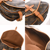 LOUIS VUITTON ルイヴィトン モノグラム ソミュール 30 ブラウン M42256 レディース モノグラムキャンバス ショルダーバッグ Bランク 中古 銀蔵