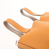 HERMES エルメス ピコタンロック PM カザック トゥルティエールグレー/マスタード □P刻印(2012年頃) レディース トリヨンクレマンス ハンドバッグ Bランク 中古 銀蔵