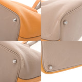 HERMES エルメス ピコタンロック PM カザック トゥルティエールグレー/マスタード □P刻印(2012年頃) レディース トリヨンクレマンス ハンドバッグ Bランク 中古 銀蔵