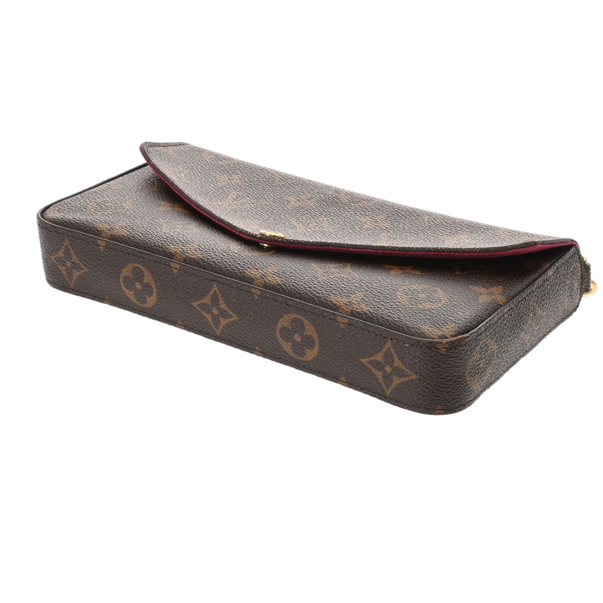 LOUIS VUITTON ルイヴィトン M61276 2way チェーンショルダー ポシェットフェリシー モノグラム レザー ショルダーバッグ ブラウン レディース ルイヴィトンポシェットフェリシー ショルダーバッグ 14145 フューシャ