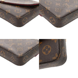 LOUIS VUITTON ルイヴィトン モノグラム ポシェットフェリシー ブラウン M61276 レディース モノグラムキャンバス チェーンウォレット Bランク 中古 銀蔵